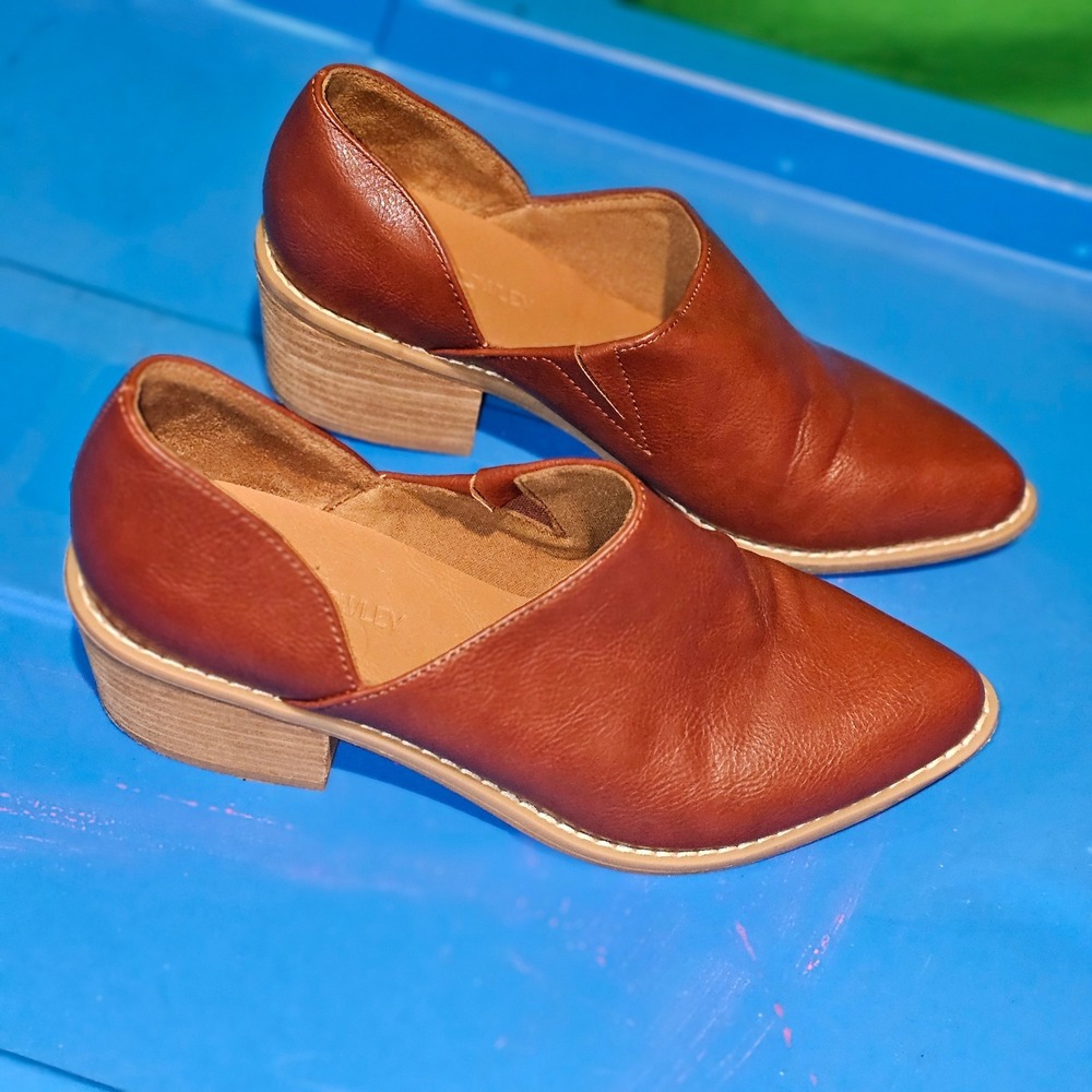 Cynthia Rowley Womens Brown Eddie‎ Low-cut Faux Leather Booties 9
